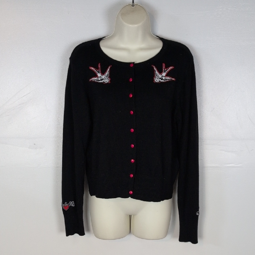 Banned Retro Bird Applique Cardigan